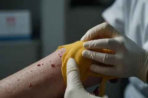 Wysięk z rany - co oznacza i jak prawidłowo pielęgnować ranę?